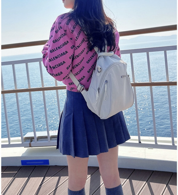 스누비 투웨이 경량 크로스 & 백팩 방수 가벼운 데일리 나일론 여행 학생 남녀공용