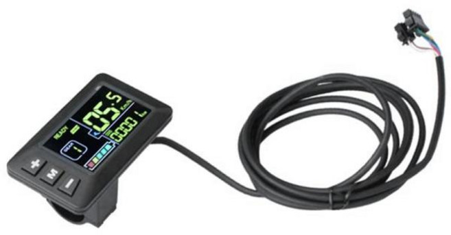 전기 자전거용 LCD 디스플레이 스쿠터 G51 24V 36V 60V, 01 Black