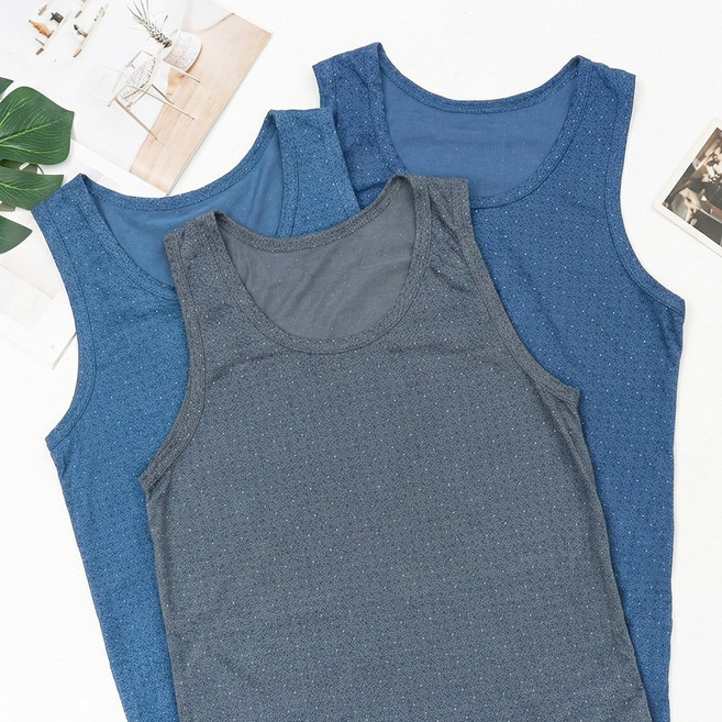 맨스핏 메리야스 남자 런닝 3매