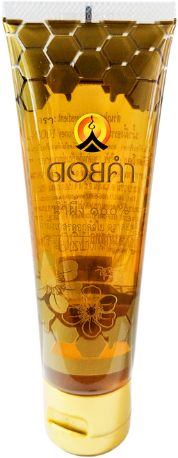 롱안(롱간)벌꿀 태국 꿀 천연 도이캄 로얄프로젝트 튜브형, 1개, 120g