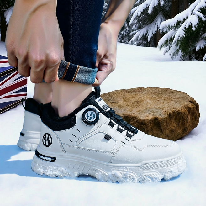 VEROMO 따뜻한 겨울 남성 다이얼 운동화