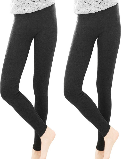 국내생산 도톰 톡톡 면스판 후라이스 레깅스 2p