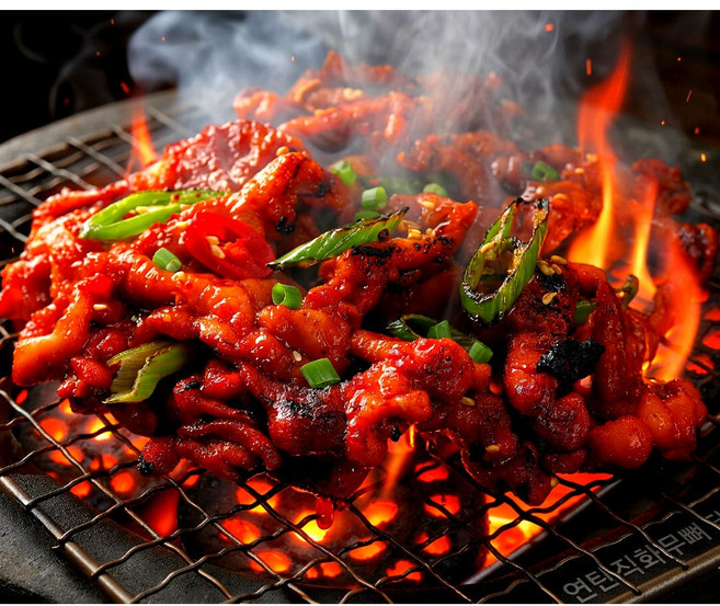[닭사부일체] 연탄불향 무뼈닭발 화끈한 직화매운맛, 1개, 200g