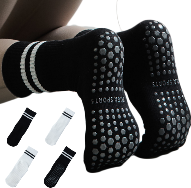 핏살녀 필라테스 요가 양말 4켤레