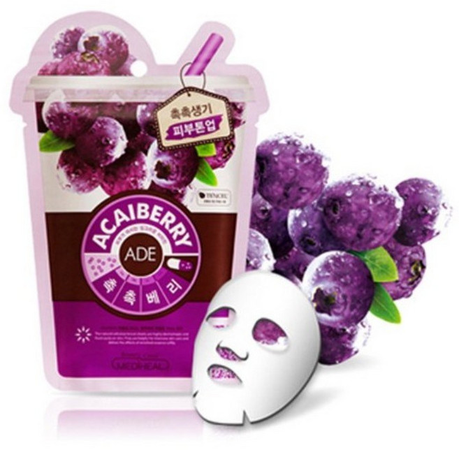 메디힐 바이탈랩 촉촉베리 에이드 마스크팩, 1개, 30개입