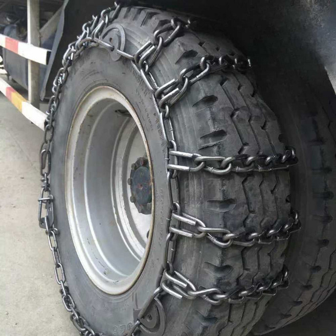 지게차 타이어 체인 쇠사슬 미끄럼방지 화물 트럭, 825-20 추가 두께(9mm)스트립 2개, 1개