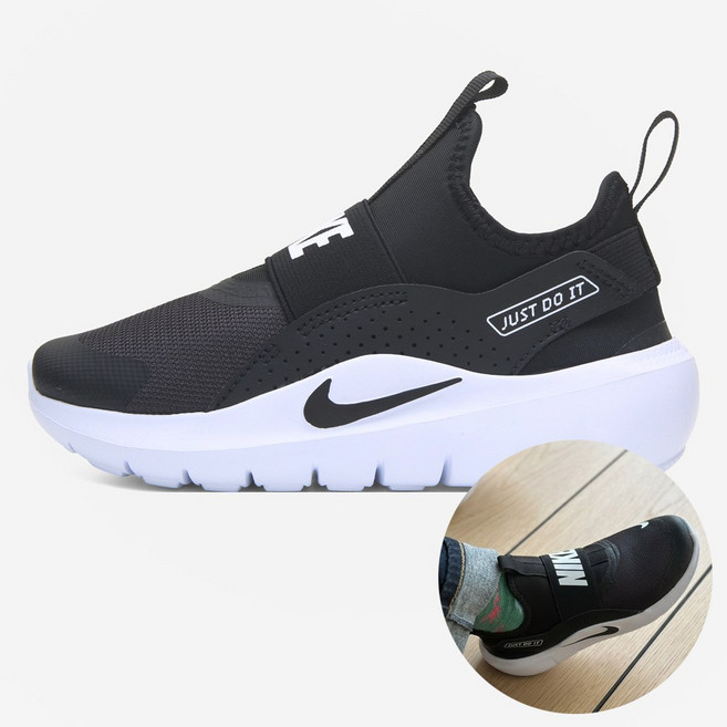 나이키 키즈 플렉스 러너 4 블랙 아동 주니어 신발 IF2894-002 PS 남아 여아