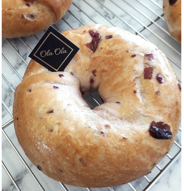 [쌀빵 오라오라] No밀가루/갓 구워 오후발송-익일배송/ 크랜베리 소프트 쌀베이글 1팩(6개입)