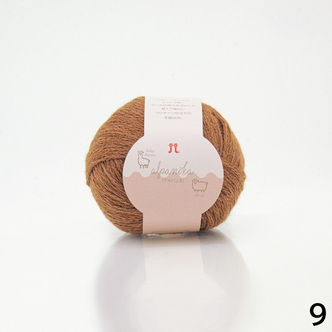 HAMANAKA Alpanika 頂級小羊駝毛線 (50% Baby Alpaca), 9, 1個