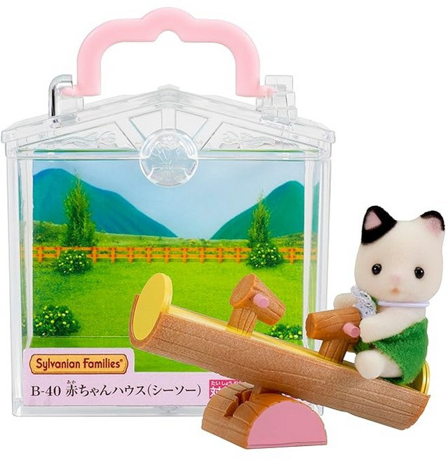 실바니안 패밀리 아기 하우스 아기집 시소 B-40ST 마크인증 3세이상 장난감 인형집 Sylvanian Families 에폭시사 EPOCH, 1개