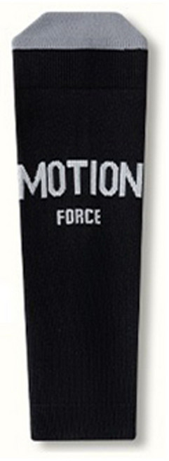 MOTION FORCE 運動襪套, 黑色, 1個