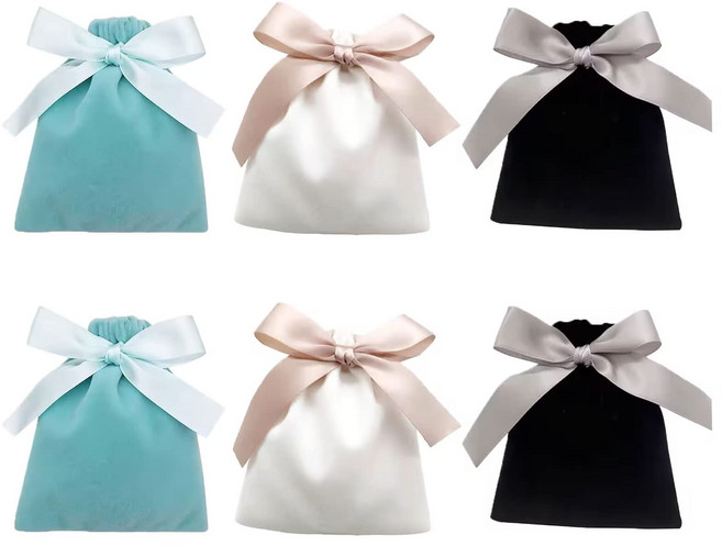 FIRST STAR DIY (79cm 쥬얼리 파우치 건주머니 쥬얼리 가방 6장 세트 반지 피어스