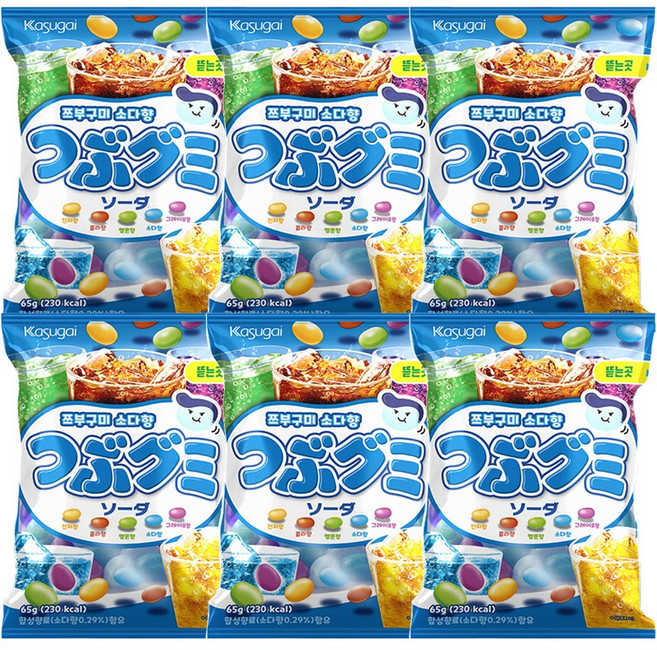 카스가이 쯔부구미 소다 65g, 12개