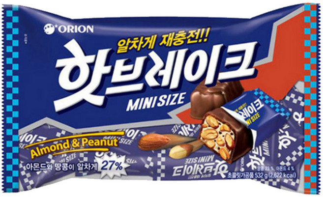 오리온 핫브레이크 미니 448g, 1개