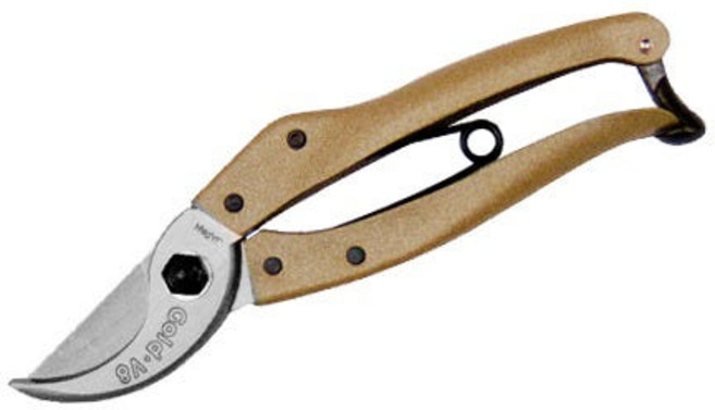 골드 전지가위 전정가위 V8 원예가위 정원가위, 1개