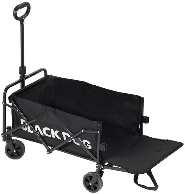 BLACKDOG 접이식 백 도어 캠핑 웨건 CBD2550JJ023, 1개, 블랙