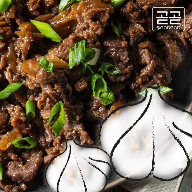 흑마늘 양념돼지갈비 숯불 왕 양념구이 2.4kg(6인분) 간장불고기, 돼지불고기 2팩 (2인분)+왕 양념구이 2팩 (2인분), 2.4kg, 1개