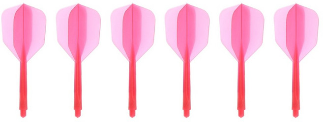 6팩 통합 다트 플라이트 샤프트가 하나의 제공됨 부품으로 2BA, Red