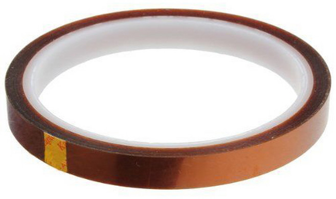 캡톤테이프 10mm 고열테이프 내열테이프 33M, 1개