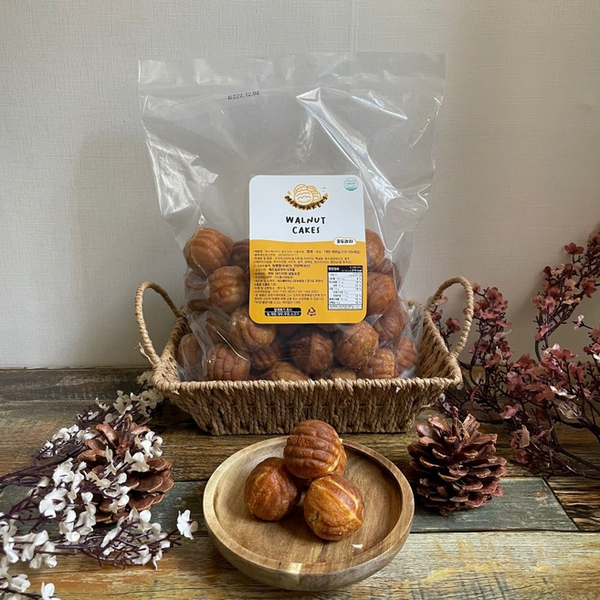 믹스메이커스 호두과자 천안 명물 카페 디저트 납품 유통 벌크형 100개입 50개입 휴계소 지하철, 호두과자 200개입, 1개, 1kg
