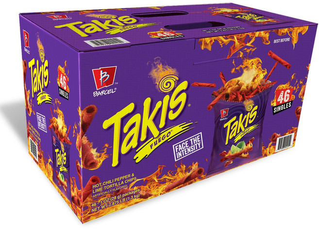 타키스 후고 핫칠리 페퍼 라임 또띠아 칩스, 1.3kg, 1개