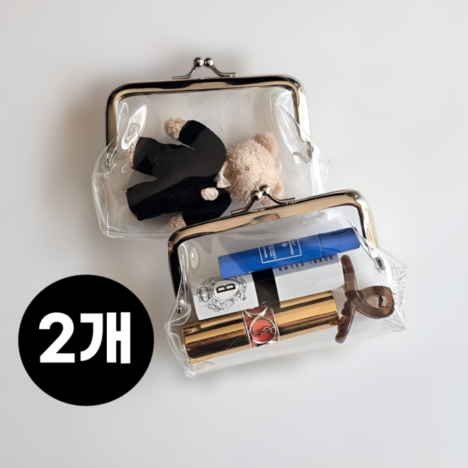 캐쉬몰 투명 파우치 화장품 동전