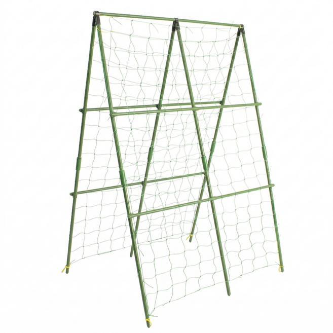 텃밭 지지대 세트 (직경16mm) 식물지지대 오이 토마토 넝쿨지주대, 2번: 90cm x 180cm, 1개