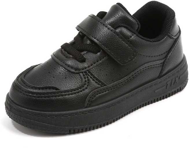 스타일닥터 아동용 단색 벨크로 운동화 스니커즈