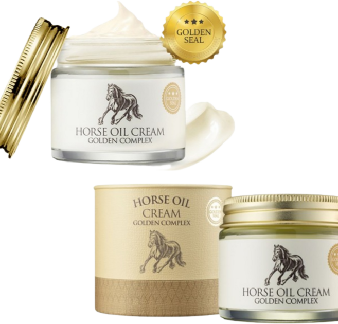 1+1 px 화장품 크림 군대 화장품크림 고농축 마유크림 마유 골든 컴플렉스, 70ml, 2개