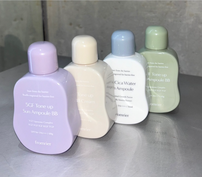 [NEW 컬러] 프롬리에 5GF 톤업 선 앰플 비비 크림 파데프리 베이스 전색상 택1, 1개, 워터 선앰플