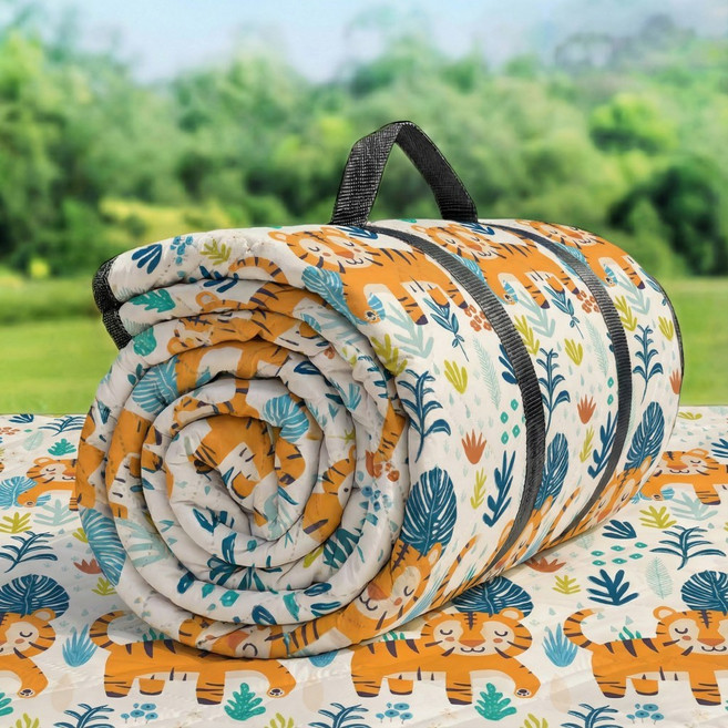 마술사 휴대용 두터운 피크닉매트 대형 캠핑매트 방수 방습, 스타일 J