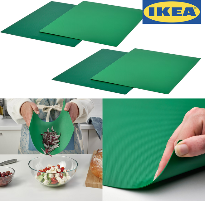 이케아 정품 탄성도마 2개입, 2세트, 그린