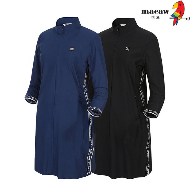 (여성)옆 로고 테잎 원피스_MNW2OP61