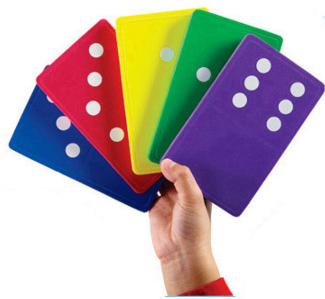 사이즈큰 대형 소프트 도미노28p 숫자 셈놀이 유치원 가족게임 블록놀이 돌봄교실, 1개