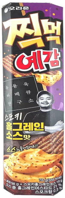 (한정판) 오리온 찍먹 예감 스모키홀그레인소스맛 76g (소), 1개