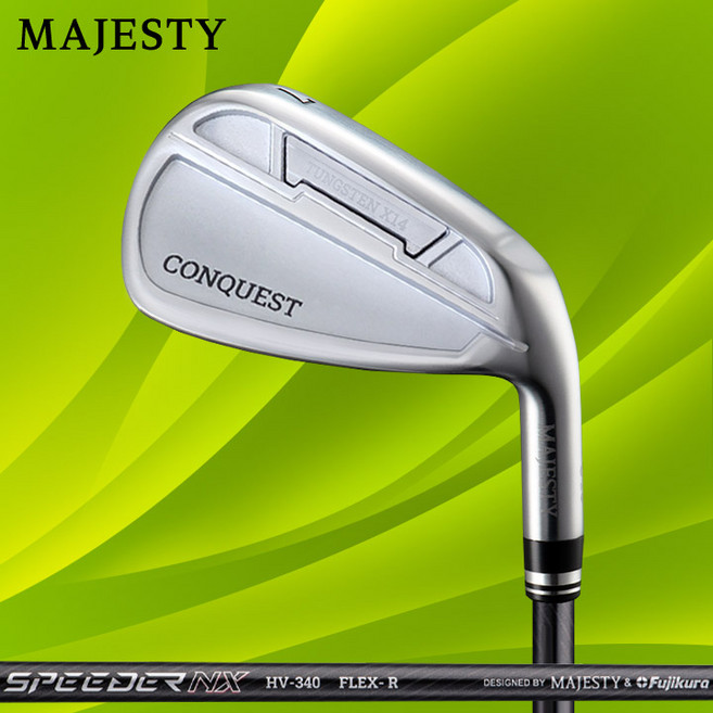 마제스티 22 컨퀘스트 5아이언세트 카본 HV340 남성용, 5아이언세트 (6~P), 스피더 NX HV340 R