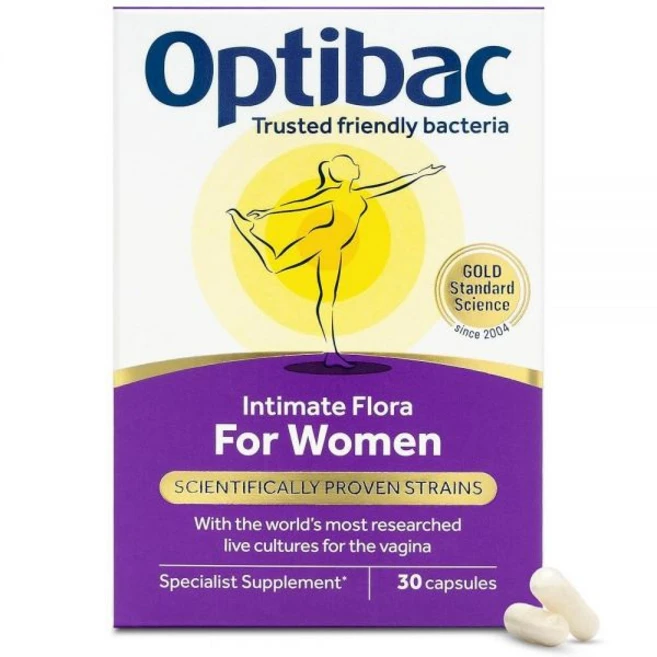 OptiBac 여성용 프로바이오틱스 - 30 캡슐 | 락토바실러스 람노서스 GR-1 및 락토바실러스 로이테리 RC-14가 함유된 질 프로바이오틱, 30정 - 쿠팡
