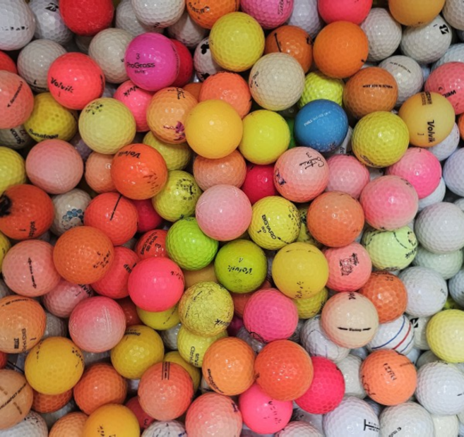 초보자 100돌이를 위한 연습용로스트볼, 혼합, 100개입, 1개