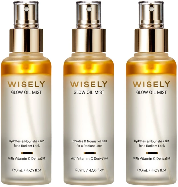 와이즐리 보습 광채 오일 미스트, 3개, 120ml - 쿠팡