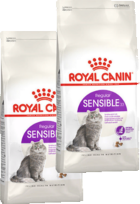 로얄캐닌 고양이 센서블 소화관리 사료 800g (400g x 2개), 1개
