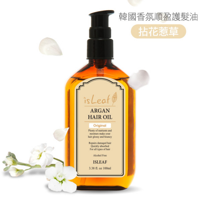 isLeaf 韓國香氛順盈護髮油, 1個, 100ml