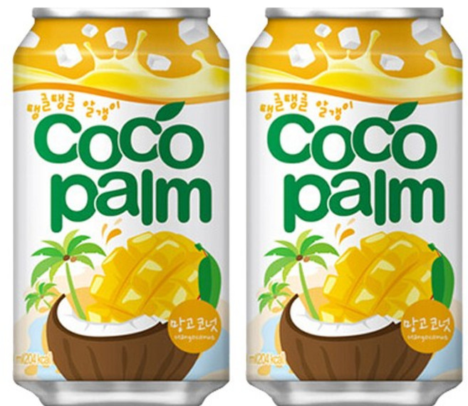 해태-코코팜망고코넛340ml(뚱24캔) x2, 340ml, 48개