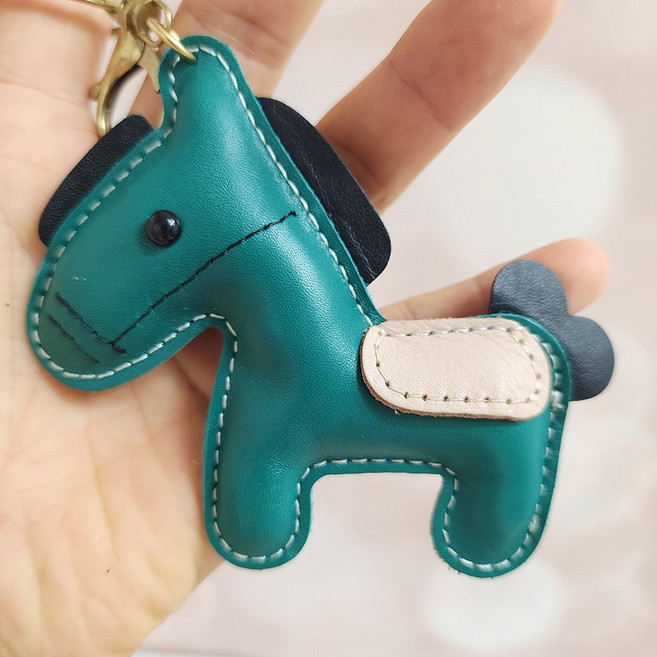 귀여운 조랑말 가죽 키링 가방장식 악세사리