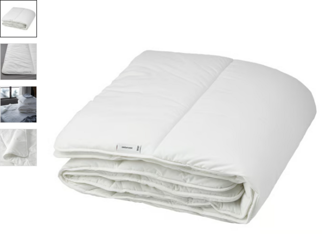 이케아 이불 스모스포레 이불 매우 따뜻함 150x200 cm 204.584.27 싱글