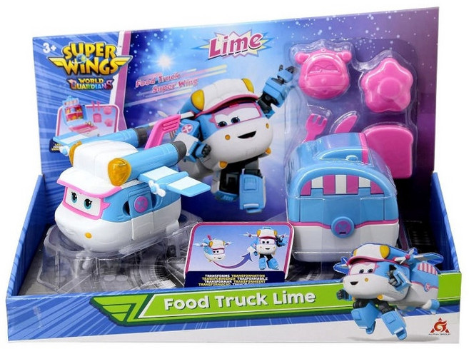 Super Wings 超級飛俠 變形小琳與餐車組 AL41317, 1個