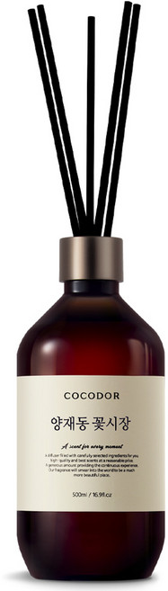 코코도르 대용량 디퓨저, 양재동꽃시장, 500ml, 1개