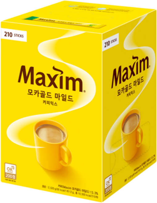 동서 맥심 모카골드 커피믹스, 1개, 210개입, 12g