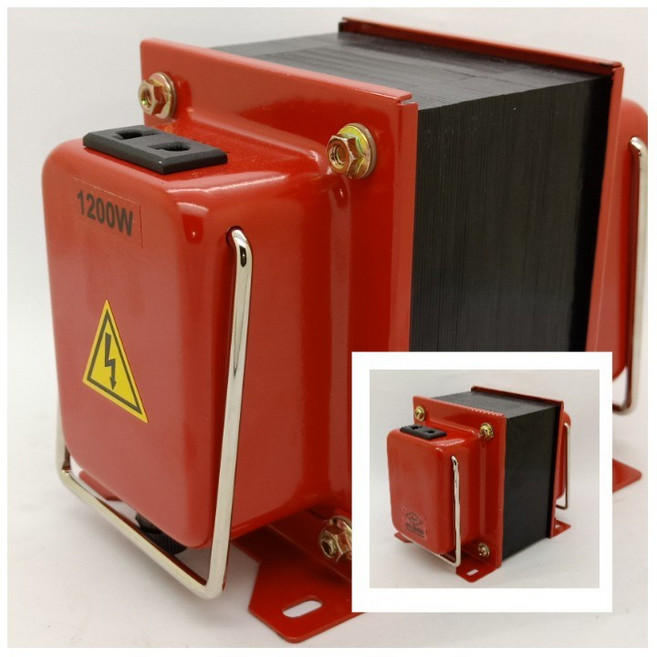JOSHIN專利變壓器110V轉230V雙向升降壓攜帶式500W-2500W(附電源線 過載保護器), 1個