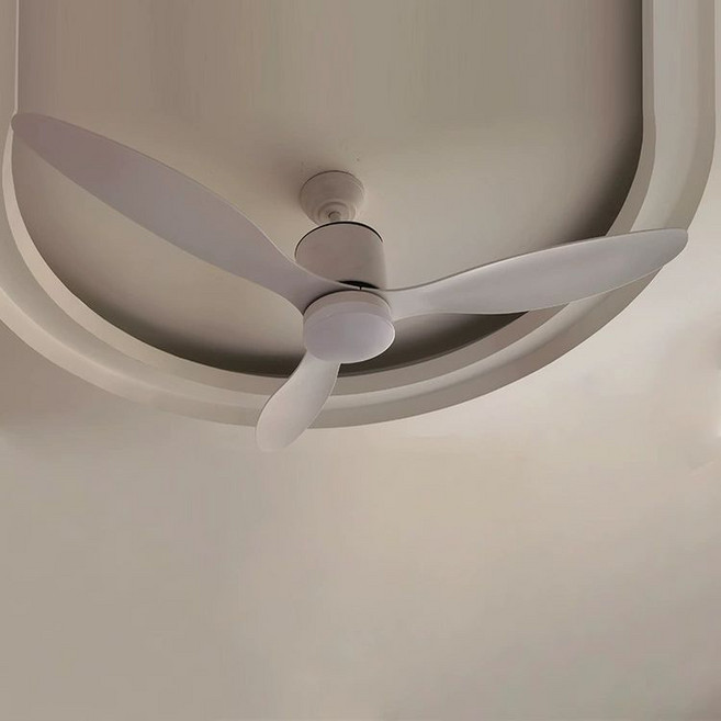 SOVE 소브 실링팬 올화이트 조명 112cm 천정, 조명 18W 행잉로드 42인치 화이트, 기본 색상