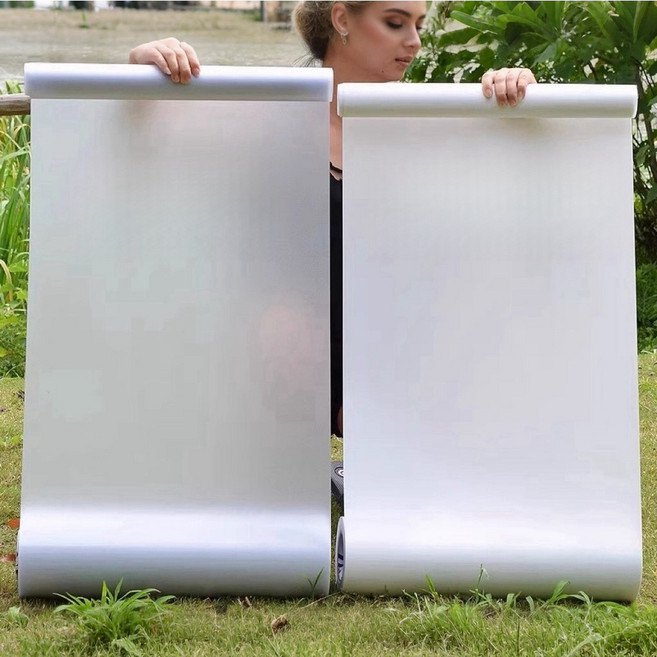 샤일리 무접착 창문 안개 시트지, 화이트 안개시트지